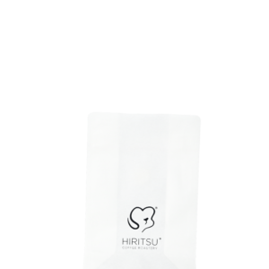 Original Hiritsu 100g coffee bag with the registered roastery logo